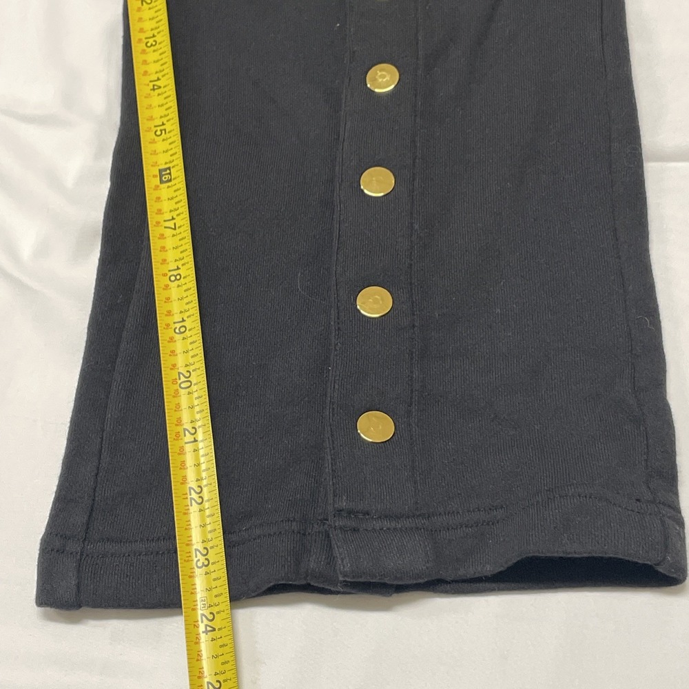 NWT Hudson Los Angeles Cropped Sweatpants‎ Black Womens M MRSP $175 - Picture 6 of 6
